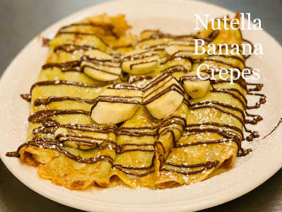 Nutella Banana Crepes